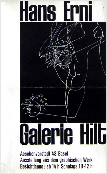Hans Erni — Galerie HILT — Ausstellung aus dem graphischen Werk